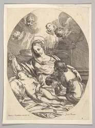 Jungfrau und Kind mit der Heiligen Maria Magdalena