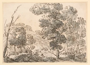 Straße in einem bergigen Land, 1770-1786