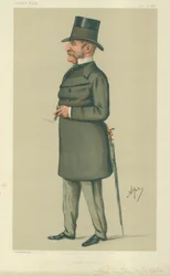 General Sir Thomas Montagu Steele, Aldershot, 20. Juli 1878, Vanity Fair Karikatur