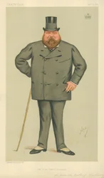 Seine Gnaden der Herzog von Wellington, Der Eiserne Herzog Enkel, 3. Januar 1885, Vanity Fair Karikatur