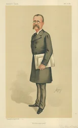Generalmajor Sir Charles Warren, Bechuanaland, 6. Februar 1886, Vanity Fair Karikatur