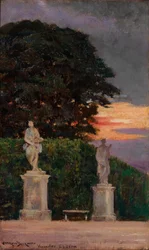 Ecke der Terrasse, Versailles