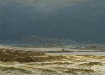 Nordische Landschaft im Frühling