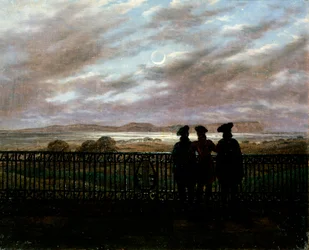Die Dichter V.A. Zhukovsky, S.I. Turgenev und A.I. Turgenev, Ende der 1820er Jahre