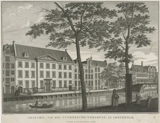 Ansicht des Lutherischen Waisenhauses in Amsterdam