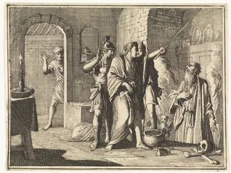 Saul bei der Hexe von Endor