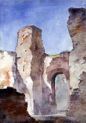Caracalla-Thermen, Rom, 1880