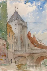 Brücke bei Moret, Frankreich