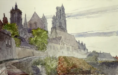 Kathedrale von Laon, Frankreich, 1913