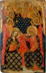 Die Krönung der Jungfrau Maria, 1360er Jahre.
