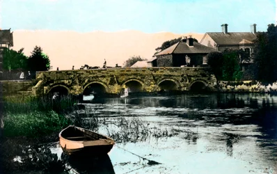 Die alte Brücke, Christchurch, Dorset, 1926