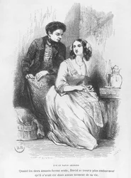 Eve und David Sechard, Illustration aus 