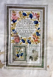 Medizinisches Diplom, ausgestellt in Rom von Giovanni Maria Lancisi (1654-1720)