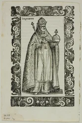 Blatt aus Habiti antichi e moderni, Tafel 92 aus Holzschnitte aus Büchern des XVI. Jahrhunderts