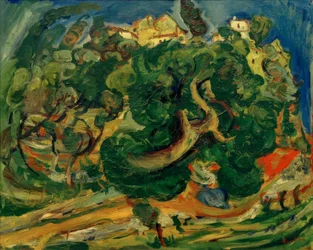 Ch. Soutine, Landschaft in Südfrankreich