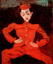 Le Groom. Gemälde von Chaim Soutine (1894-1944)