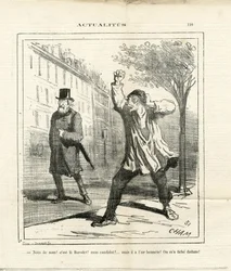 Illustration von Cham (1819-1879) in Le Charivari