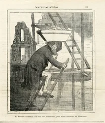 Illustration von Cham (1819-1879) in Le Charivari