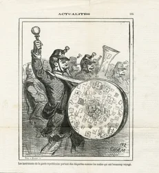 Illustration von Cham (1819-1879) in Le Charivari