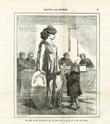 Illustration von Cham (1819-1879) in Le Charivari