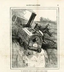 Illustration von Cham (1819-1879) in Le Charivari