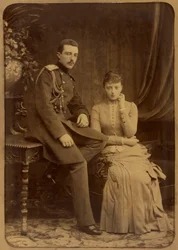 Großfürst Michael Michailowitsch von Russland und Großfürstin Anastasia Michailowna von Russland