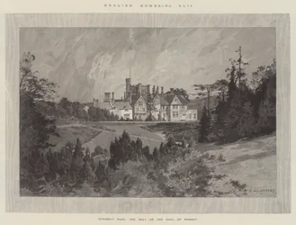 Cowdray Park, der Sitz des Earl of Egmont