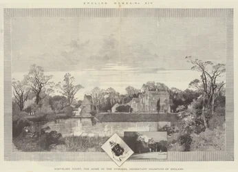 Scrivelsby Court, das Zuhause der Dymokes, Erbchampions von England