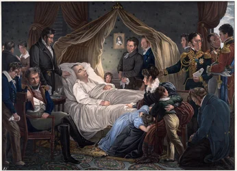 Der Tod Napoleons - 1825 - 52,4 x 71,8 - Privatsammlung