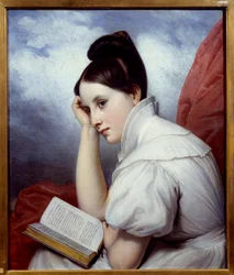Das Leselicht (1788-1856), 1829, Nantes, Musée des Beaux-Arts