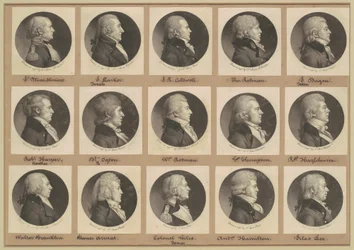 Saint-Mémin Sammlung von Porträts, Gruppe 12