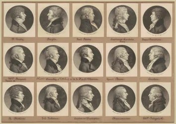Saint-Mémin Sammlung von Porträts, Gruppe 18