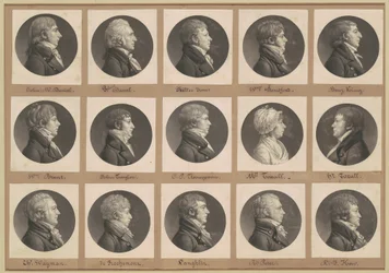 Saint-Mémin Sammlung von Porträts, Gruppe 35