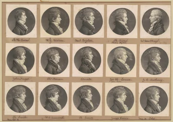 Saint-Mémin Sammlung von Porträts, Gruppe 41