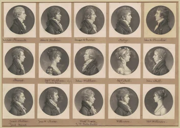 Saint-Mémin Sammlung von Porträts, Gruppe 43