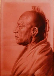 Cachasunglia, ein Osage-Krieger