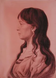 Gelber Mais, Indianermädchen der Iowas der Missouris