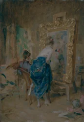Das Modell des Künstlers, 1874