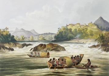 Brasilianische Festung St. Gabriel am Rio Negro, aus 