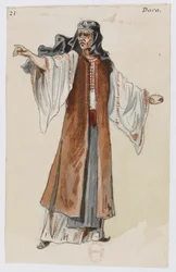 Holmès - La montagne noire - Kostümentwürfe von Charles Bianchini - 21. Dara