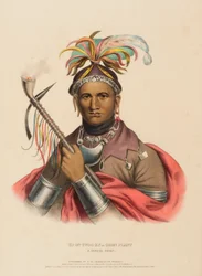 KI-ON-TWOG-KY., aus der Geschichte der Indianerstämme Nordamerikas