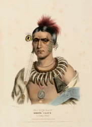 MA-HAS-KAH, aus Geschichte der Indianerstämme Nordamerikas
