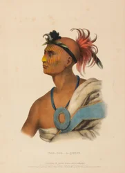 TAH-COL-O-QUOIT., aus Geschichte der Indianerstämme Nordamerikas