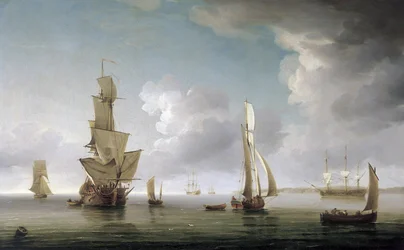 Navigation in der Themsemündung (England), große Vielfalt an Booten und Beschreibung der englischen Küste