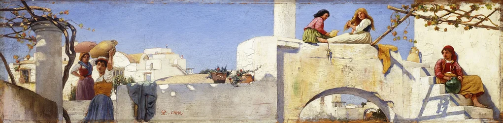 Eine Szene in Capri