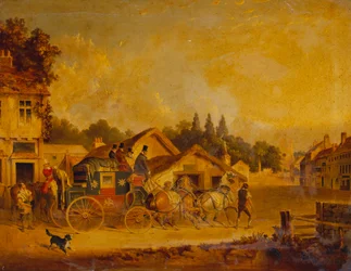 Die Ankunft der York nach London Royal Mail