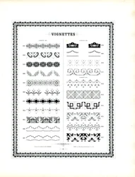 Elegante typografische Zierelemente