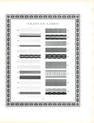 Typografische Musterregeln mit ovalem Rahmen