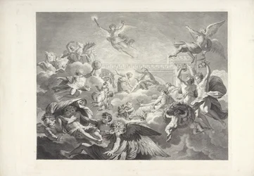 Phaëton und Apollo (Die Gemälde von Charles le Brun und Eustache Le Sueur im Haus des Präsidenten Lambert)