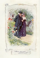 Catherine wird ein ziemlich gut aussehendes Mädchen (Illustration)